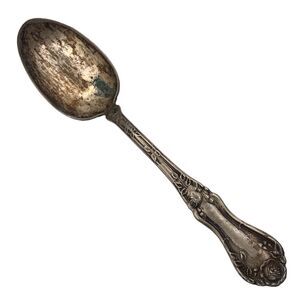 Antique Rockford S.P. Co5 Star Silverplate Teaspoon Single Spoon Rosemary 1906